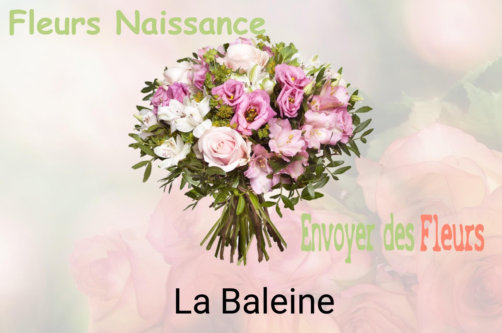 Bouquet de fleurs de naissance livré à La Baleine